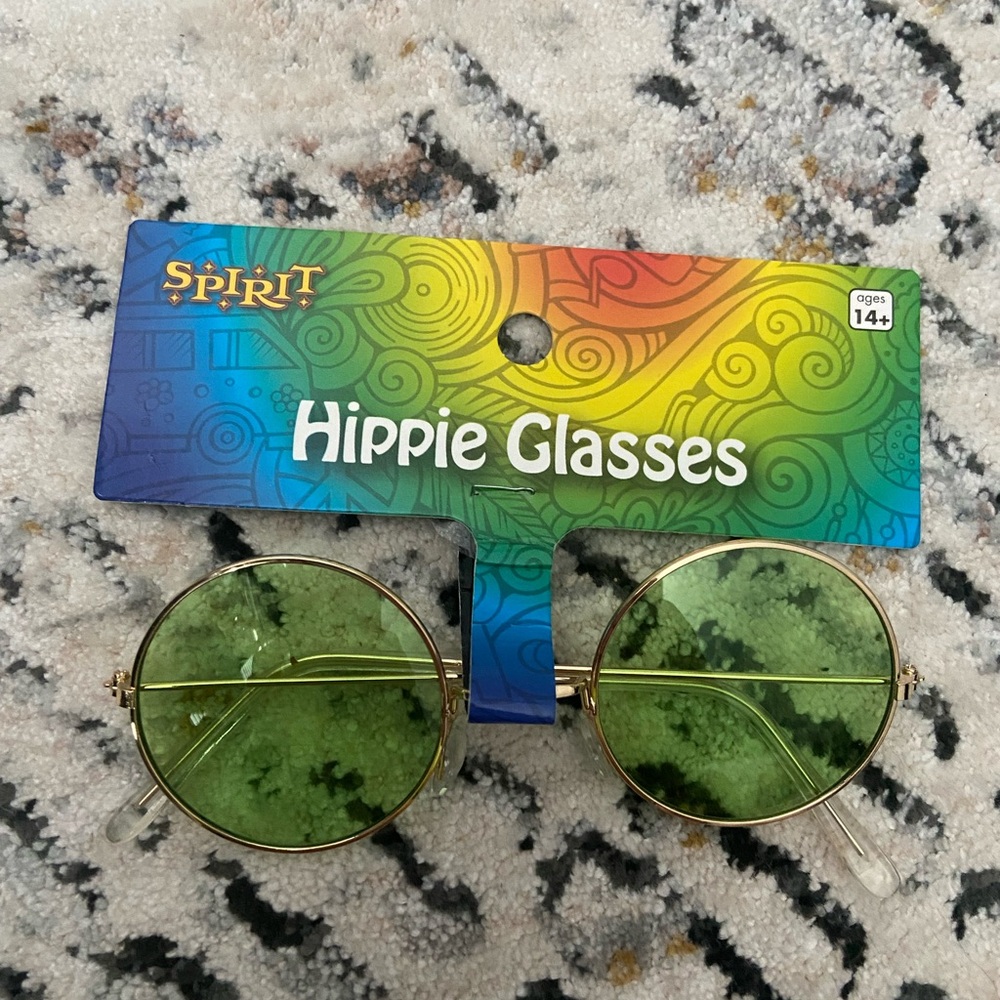 Halloween hippie glasses